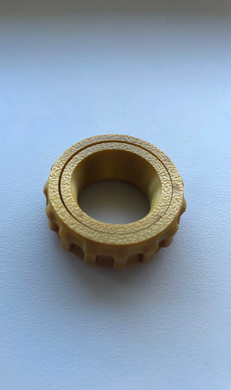 Textured Gear Fidget Ring – Precision & Calm in Every Turn