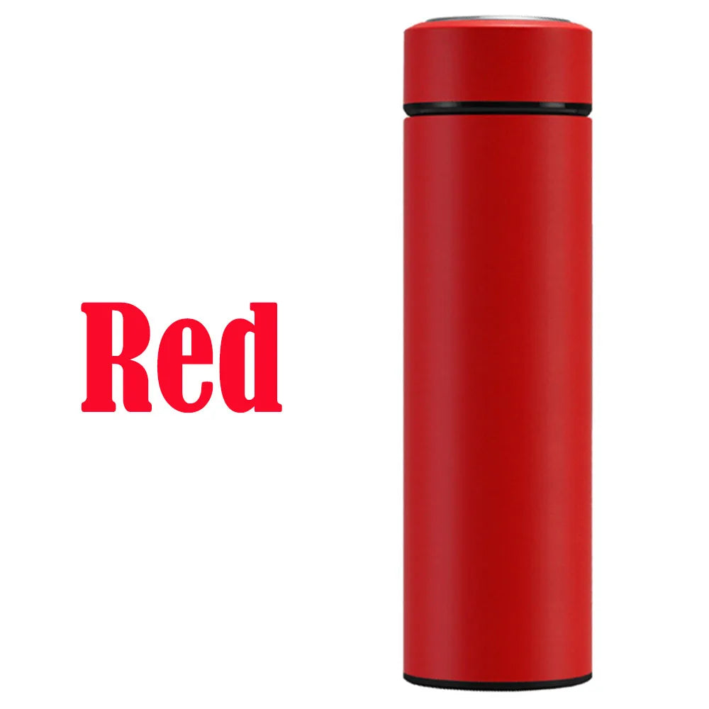 Custom Name Smart Digital Water Bottle Keeps Cold and Heat Thermal Bottle Stainless Steel Thermos for Baby Children Kids