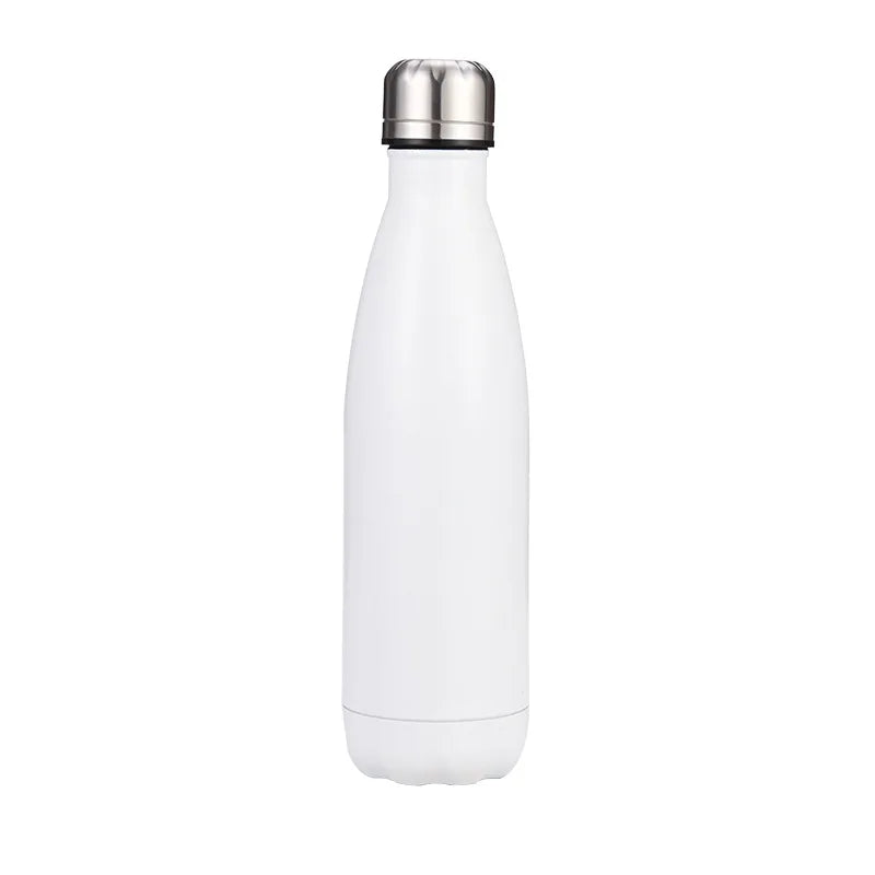 17oz Stainless Steel Water Bottle with Name,Double Wall Vacuum Bottle,Women Men School Cycling Gym Sport,Customize Birthday Gift