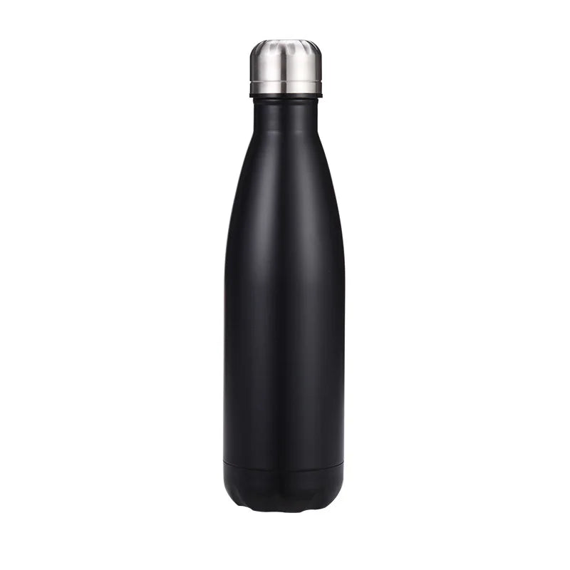 17oz Stainless Steel Water Bottle with Name,Double Wall Vacuum Bottle,Women Men School Cycling Gym Sport,Customize Birthday Gift