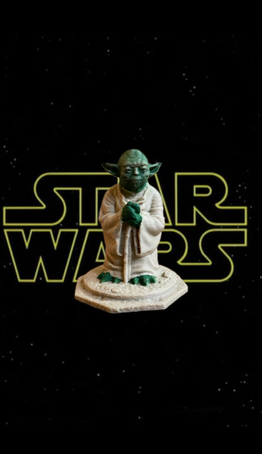 Master Yoda 3D Printed Figurine – Star Wars Collectible